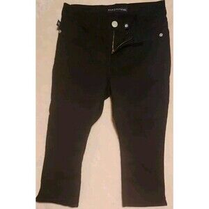 Rock and Republic Womens Denim Capris Size 6 Black